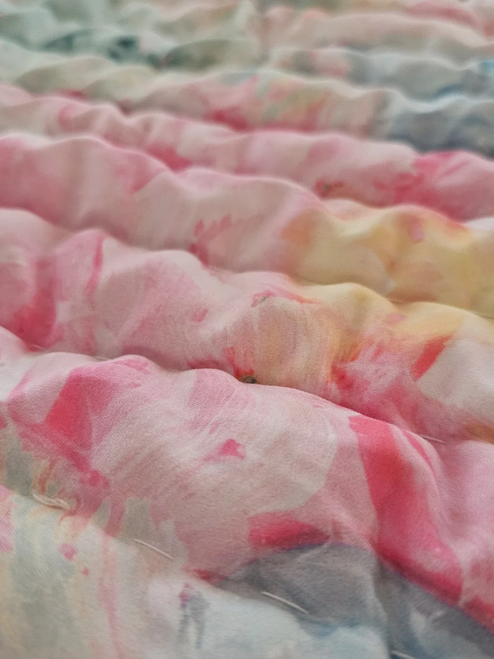 Pottery Barn Teen Malibu Standard Pillow Sham Pastel Tie Dye